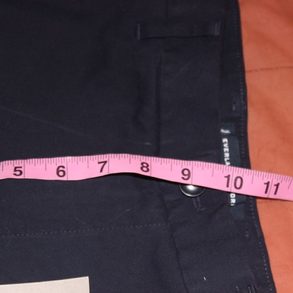 NWT Everyone The 7" Slim Fit Performance Chino Navy Blue shorts Men's Size 31 - Picture 9 of 11
